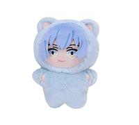 Tongyundacheng Figura morbida del gatto del personaggio dell'anime, cuscino con figura di Frieren/Himmel/Felce, ciondolo carino zaino dei cartoni animati, decorazioni da collezione Regali anime, 10 cm