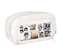 Tongyundacheng Kimetsu No Yaiba Astuccio Kamado Tanjiro/Tomioka Giyuu Astuccio per penne con stampa anime, per ragazzi e ragazze, per la scuola, idea regalo per la scuola, Tipo 15, 21x5x12cm, Astuccio