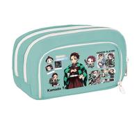 Tongyundacheng Kimetsu No Yaiba Astuccio Kamado Tanjiro/Tomioka Giyuu Astuccio per penne con stampa anime, per ragazzi e ragazze, per la scuola, idea regalo per la scuola, Tipo 6., 21x5x12cm, Astuccio