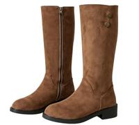Tongyusm donna ginocchio stivali alti punta rotonda elastica moda camomile elastico autunno inverno stivali alti per il matrimonio compleanno festa data abito