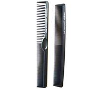 Toni&Guy - Pettine professionale antistatico in carbonio, confezione da 2, colore: Nero