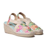 TONI PONS Castell - Espadrillas Valenciana multicolore da donna, Mosaico, 36 EU