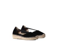 Toni Pons Espadrillas da Donna in camoscio - ERLA - Nero, 40 EU