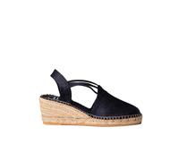 Toni Pons Espadrillas da Donna in Tessuto di Seta e Cotone - Turia - Nero, 36 EU
