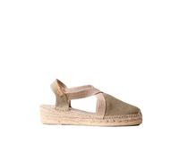 Toni Pons Espadrillas da Donna in Tessuto di Cotone - Verdi-V - Cachi, 38 EU