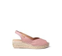 Toni Pons Espadrillas da Donna con Zeppa in Pelle - BERNIA-P - Pale, 35 EU