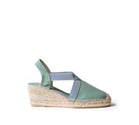 Toni Pons Espadrillas da Donna in Cotone - TER - Menta, 40 EU
