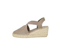 Toni Pons Espadrillas da Donna in Cotone - TER - Taupe, 37 EU