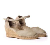 Toni Pons Espadrillas da Donna in Lino - CALDES - Pietra, 38 EU