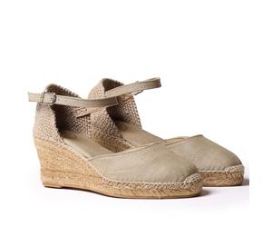 Toni Pons Espadrillas da Donna in Lino - CALDES - Pietra, 42 EU