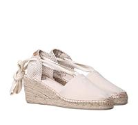 Espadrillas da Donna in Tela di Cotone - Valencia - Crudo, 39 EU