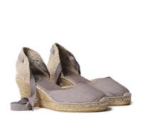 Toni Pons Espadrillas da Donna in Tessuto di Cotone - CALONGE - Taupe, 41 EU