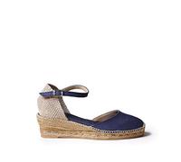 Toni Pons Espadrillas da Donna in Tessuto di Cotone - Romina - Marino, 39 EU