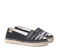 Toni Pons Espadrillas da Donna in Tessuto di Cotone - Rose - Nero, 44 EU