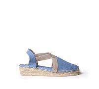 Toni Pons Espadrillas da Donna in Tessuto di Cotone - Verdi-V - Blu, 37 EU