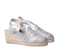 Toni Pons Espadrillas da Donna in Tessuto - Tania-ZR - Blu, 35 EU