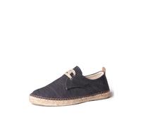 Toni Pons Espadrillas Stringate da Uomo in Tessuto di Cotone - Dixon - Nero, 44 EU