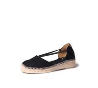 Toni Pons Espadrillas da Donna in camoscio - ERLA - Nero, 38 EU