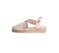 Toni Pons Espadrillas da Donna in Tessuto di Cotone - Verdi-V - Crudo, 41 EU