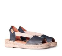 Toni Pons Leather Espadrille- Etna 35 Navy