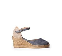 Toni Pons Lloret-5 - Espadrillas con Zeppa da Donna in Tinta Unita realizzate in camoscio.
