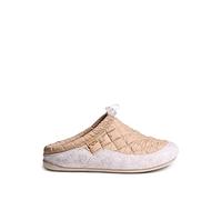 Toni Pons Mel-UM Beige, 39EU - Pantofole per Donna realizzate in Tessuto.