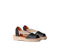 Toni Pons Espadrillas da Donna in Pelle - Etna - Nero, 36 EU