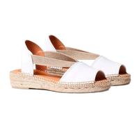 Espadrillas da Donna in Pelle - Etna - Bianco, 42 EU