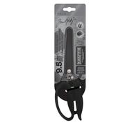 Tonic Studios Tim Holtz - Forbici a spirale rivestite in titanio, lame a doppia smussatura, colore nero, 24 cm