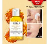 Tonico Kiehl's Calendula Herbal-Extract senza alcool, tonico viso lenitivo per pelli normali e grasse, formato mini 1,4 fl.oz.-40ml (verranno spedite casualmente le versioni vecchie e nuove)