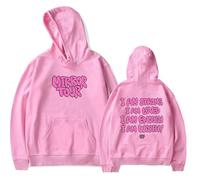 Tonidos Hoodie Lauren Spencer Smith Modello Stampato Felpa Uomo E Donna Hip Hop Manica Lunga Unisex Coppia Oversize Casual Tops XXS-4XL-Pink||m