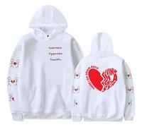 Tonidos Lauren Spencer Smith Felpa con Cappuccio Felpa A Maniche Lunghe con Stampa 2D Casual Unisex Hoodie per Uomo E Donna XXS-4XL-White||3X_l