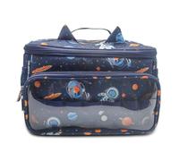 Toniebox Tonie, custodia per personaggi uditivi Tonies, borsa per il trasporto con tracolla, per Toniebox Starter Set e accessori Tonies Figura, accessori, custodia protettiva (astronauti), Blu, Stile