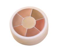 Toniere per palette per trucco Color Concealer - Copertura di cerchi scuri | di correzione del colore della copertura completa del correttore | Concorrente di sei colori per il contorno del