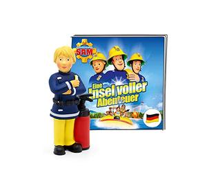 tonies Ascolta Toniebox, Vigile del Fuoco Sam - Un'isola Piena di Avventura, Gioco d'ascolto con 5 storie per Bambini dai 3 Anni in su, Tempo di Gioco Circa 68 Minuti