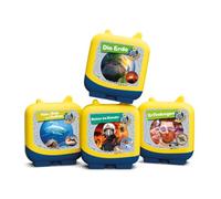 tonies Ascoltatore per Toniebox, Clever Set: Wieso? Weshalb? Perché conoscere professionalmente, gioco d'ascolto per bambini a partire dagli 8 anni, tempo di gioco circa 331 minuti