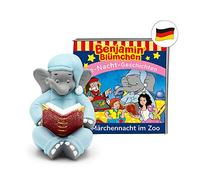 tonies Personaggi acustici per Toniebox, Benjamin Blümchen - La notte delle favole nello Zoo, gioco di ascolto con storie di buona notte per bambini dai 3 anni in su, tempo di gioco circa 44 minuti
