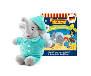 tonies Personaggi uditivi in peluche per Toniebox, Benjamin Blümchen - Storie della buonanotte gioco d'udito con 8 simpatiche storie per bambini dai 3 anni in su, tempo di gioco: circa 46 minuti