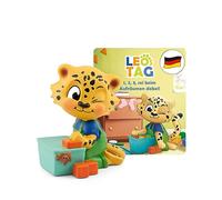 tonies Personaggi uditivi per Toniebox, Leos Tag - 1, 2, 3, per ripulire con Canzoni per Bambini dai 3 Anni, Tempo di Gioco Circa 50 Minuti