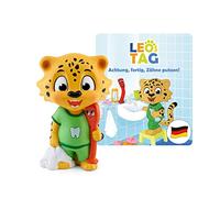tonies Personaggi uditivi per Toniebox, Leos Tag - Attenzione, finito, lavarsi i Denti!, Gioco d'ascolto con Canzoni per Bambini dai 3 Anni in su, Tempo di Gioco Circa 50 Minuti