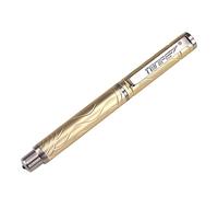 Tonife Gent Penna Tattica Militare Portatile di Autodifesa, Strumento Autodifesa Professionale Multifunzionale Rompi-vetro di Emergenza per Auto, Ufficio, Campeggio, Sopravvivenza(Oro)