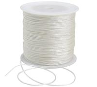 TONIFUL Cordoncino in nylon satinato, 1 mm x 91,4 m, per la creazione di braccialetti e gioielli, macramè, cerato, collane, filo per perline, kumihimo, nodi cinesi artigianali