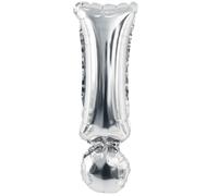 TONIFUL Palloncino a forma di esclamazione argento da 40,6 cm per | Piccolo palloncino punteggiatura in lamina di Mylar per decorazioni di compleanno a tema sorpresa anniversario festa