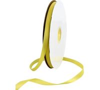 TONIFUL Rotolo di nastro di raso giallo chiaro limone, 9,5 cm x 91 m, sottile, tinta unita, per confezioni regalo, inviti, fiori, palloncini, artigianato, cucito, feste, matrimoni, San Valentino,