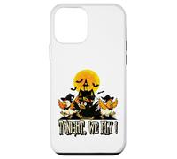 Tonight We Fly Funny Chicken Witches Halloween Humor Custodia per iPhone 12 mini
