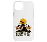 Tonight We Fly Funny Chicken Witches Halloween Humor Custodia per iPhone 14 Plus