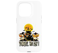 Tonight We Fly Funny Chicken Witches Halloween Humor Custodia per iPhone 15 Pro
