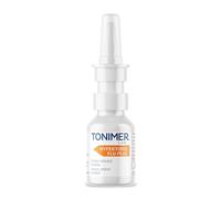 Tonimer Lab Hypertonic Flu Plus - 20 ml - Spray Nasale Sterile Ipertonico - Con Sali marini e Acido Ialuronico reticolato - Per Raffreddore Riniti Sinusiti - Idratante e Lenitivo