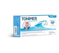 Tonimer Physio - 60 Flaconcini - Soluzione Isotonica Sterile con Cloruro di Sodio allo 0,9% per Igiene Nasale Oculare e Auricolare - Anche per Pulizia Ferite e Aerosol