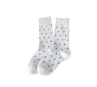 TONINMM Calze Termiche Donna Calzini da Donna A Mezza Gamba, 7 Paia, Set in Maglia A Pois, Perfetti per Pantofole, Mocassini E Outfit Invernali di Tutti I Giorni